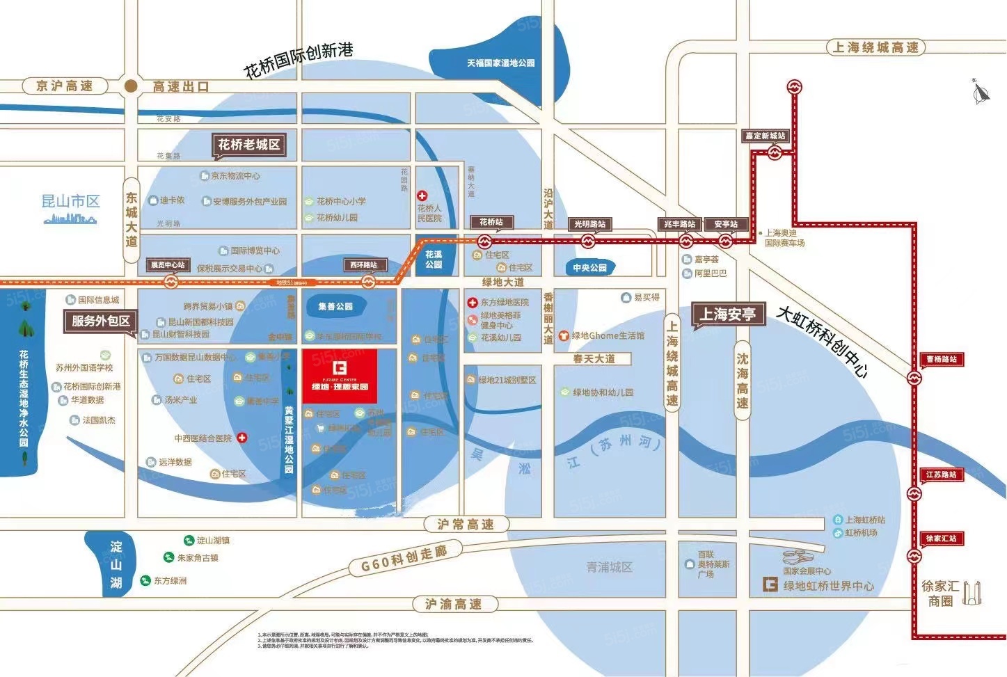 绿地理想家园区位图