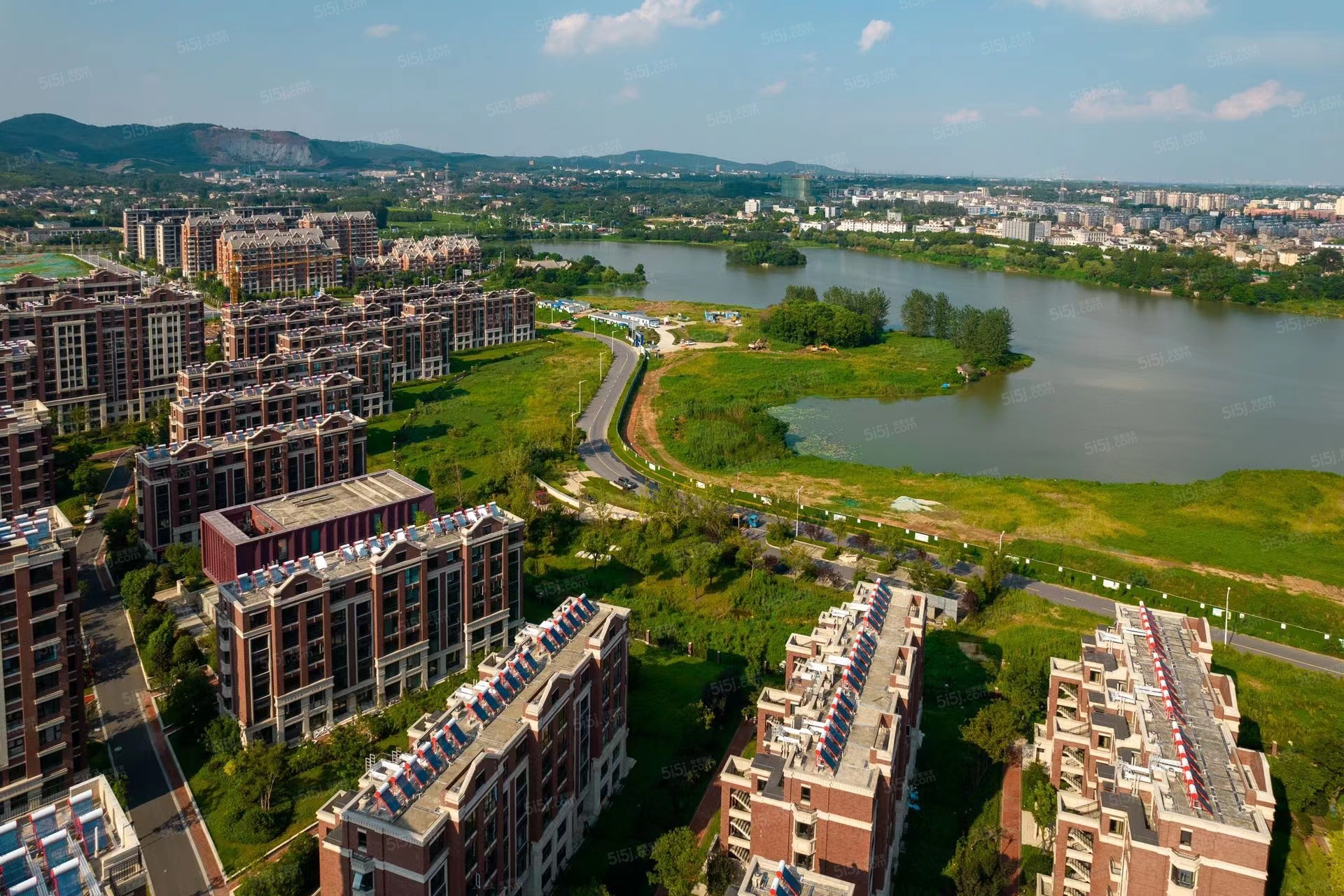 湖光晨樾实景图