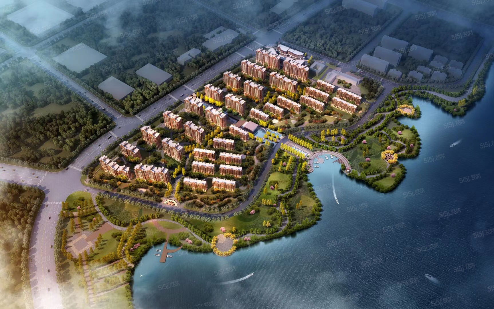 湖光晨樾效果图