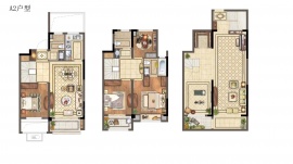 4室2厅3卫户型图