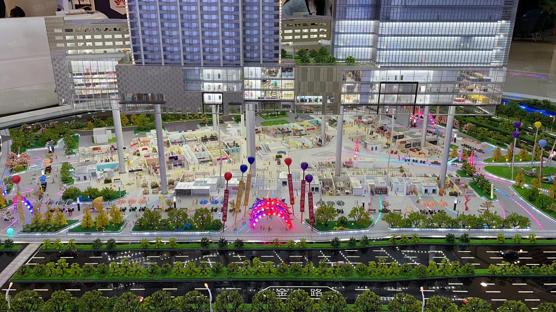 绿地理想家园沙盘图