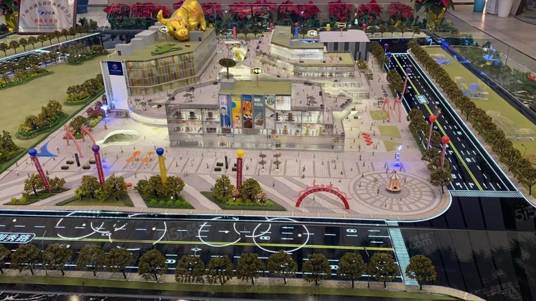 太平洋中环广场沙盘图