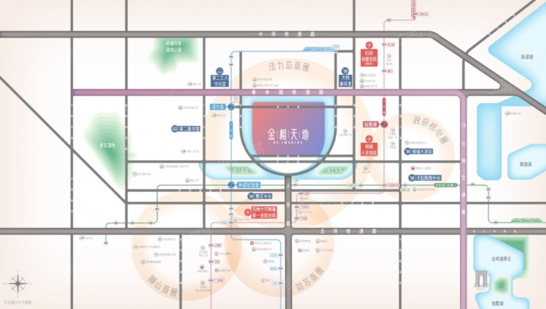 鑫相河畔雅苑（金相天地）区位图