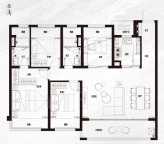 4室2厅2卫户型图