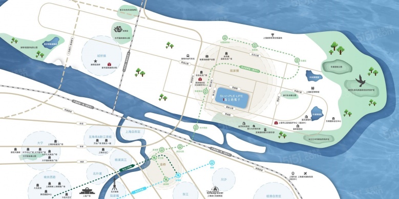 路劲象屿岛上的院子区位图