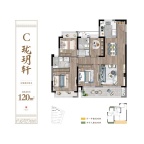 4室2厅2卫户型图