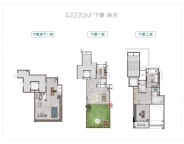 3室2厅3卫户型图