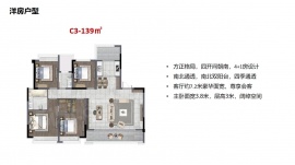 4室2厅2卫户型图