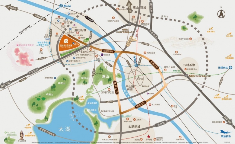 碧桂园南光城区位图