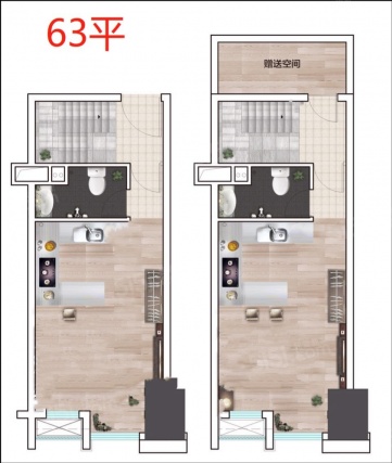 2室1卫户型详情