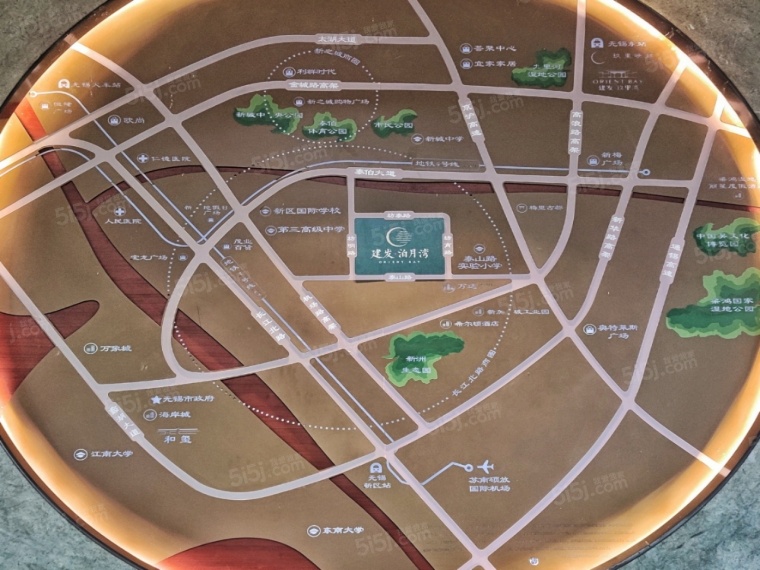 建发泊月湾区位图