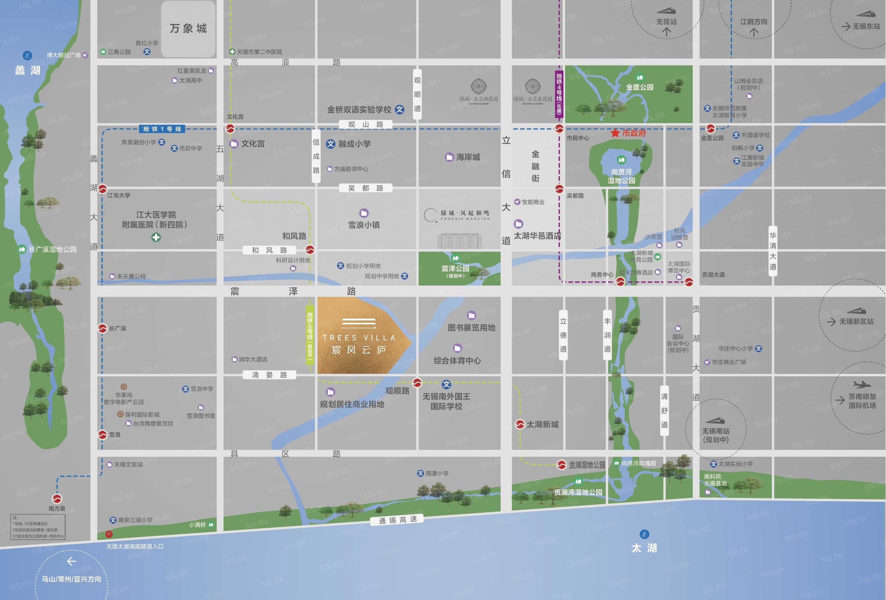 宸风云庐区位图