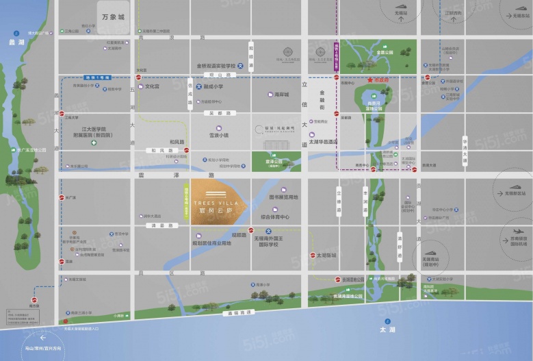 宸风云庐区位图