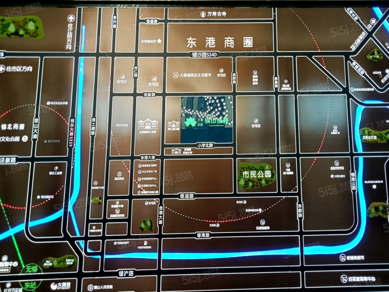 三巽亿达锡山清枫区位图