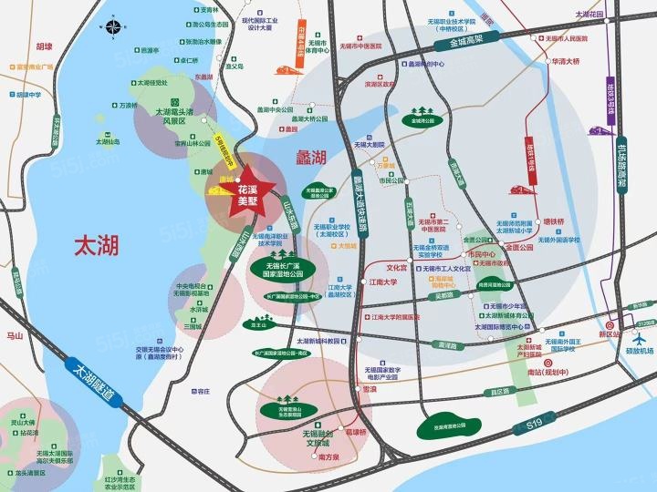 花溪美墅区位图