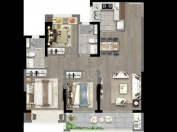 彰泰春岸雅筑3室2厅2卫