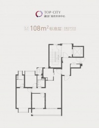 3室2厅2卫户型图