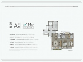 3室2厅2卫户型图