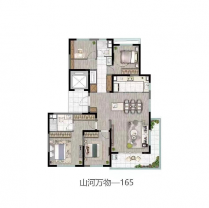4室2厅2卫户型详情