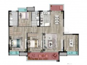 中奥滨河境4室2厅2卫