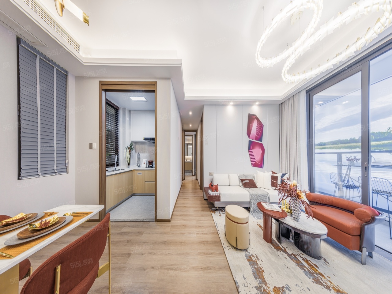 中奥滨河境样板间