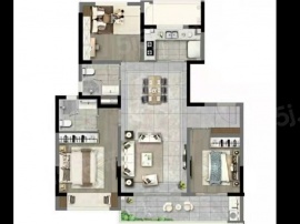 3室2厅2卫户型图