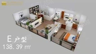 希尔顿逸林雅园3室2厅2卫