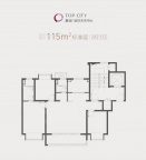 3室2厅2卫户型图