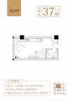1室1卫户型图