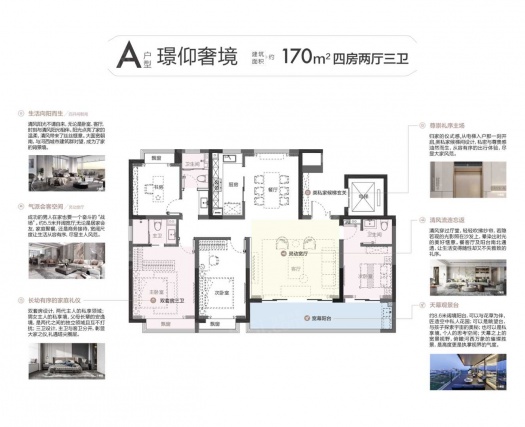 4室2厅3卫户型详情