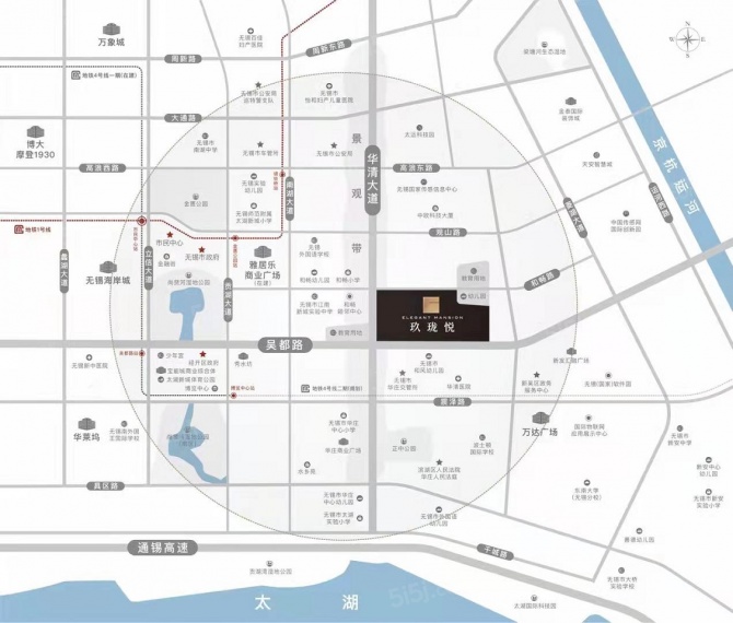 阳光城金科玖珑悦区位图