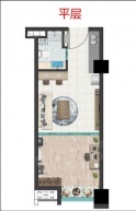 天一云端公馆1室1卫