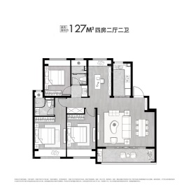 旭辉春和万象雅苑4室2厅2卫