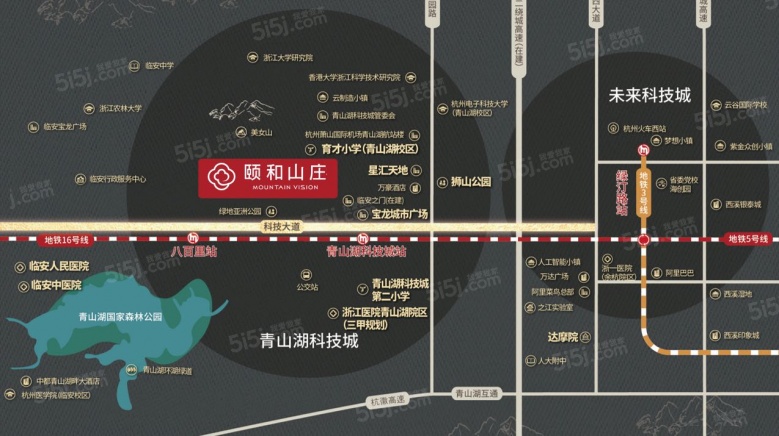 颐和山庄区位图