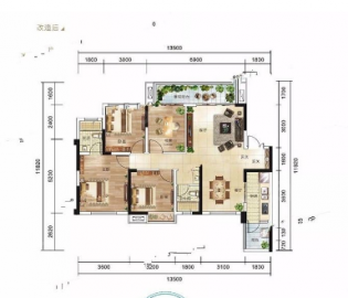 云湖印4室2厅4卫