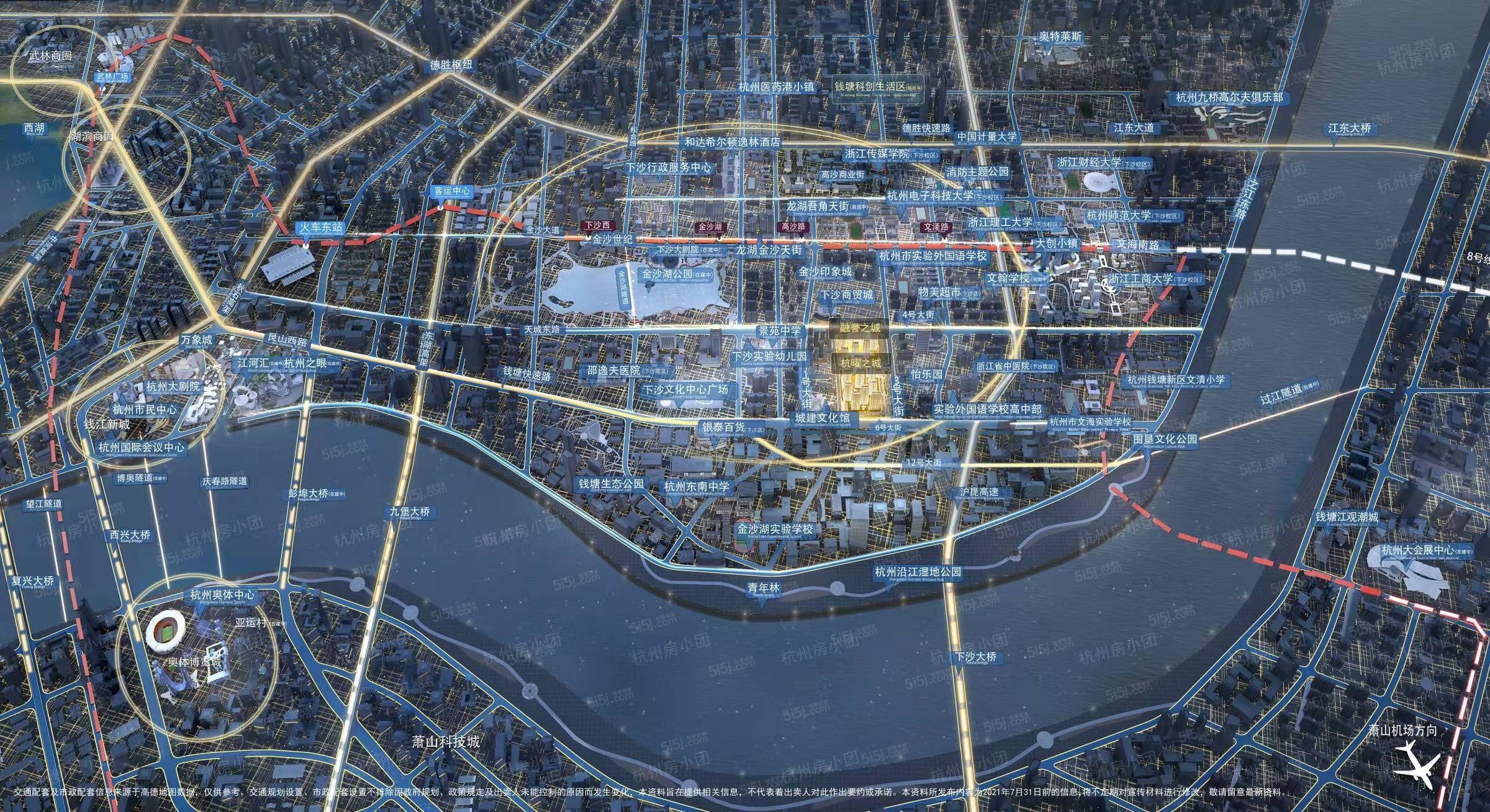 杭望云潮城区位图