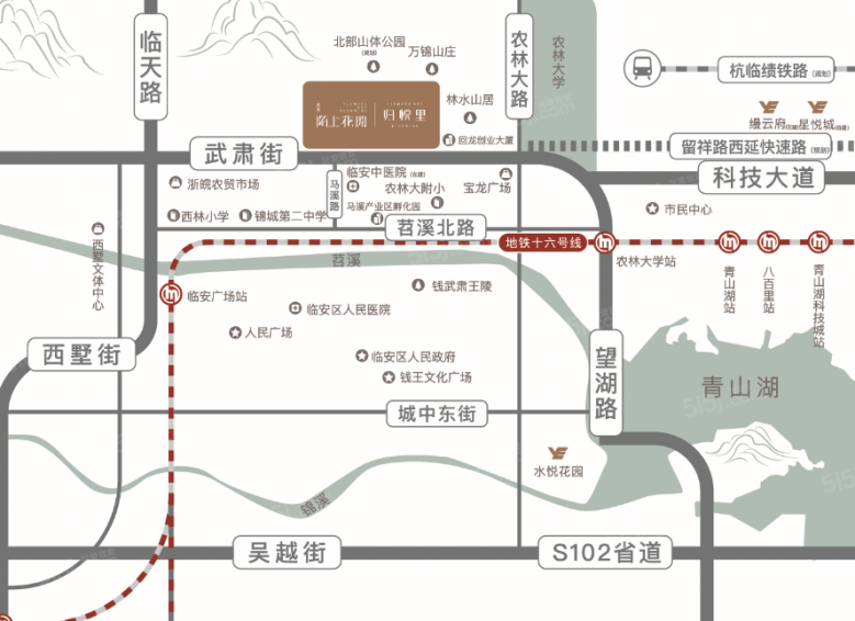 越秀·陌上花开归悦里配套图