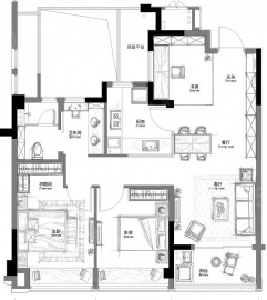 山澜桂语轩3室2厅2卫