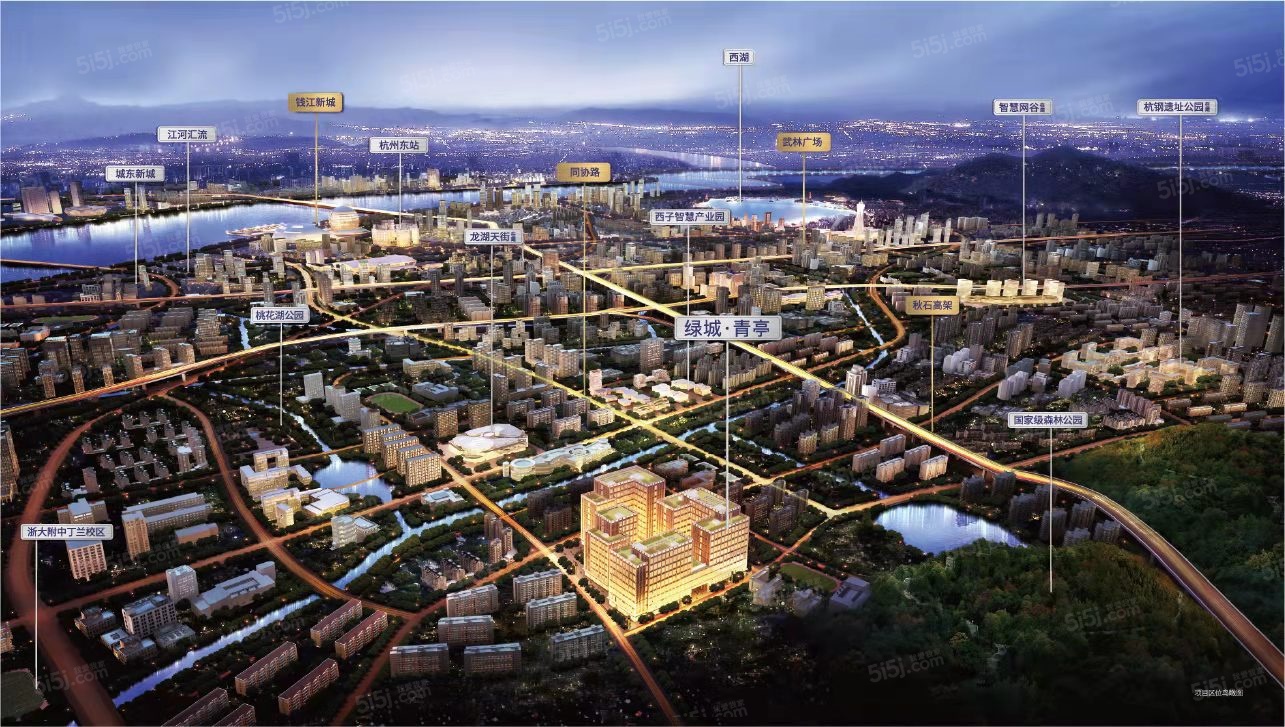 绿城青亭区位图