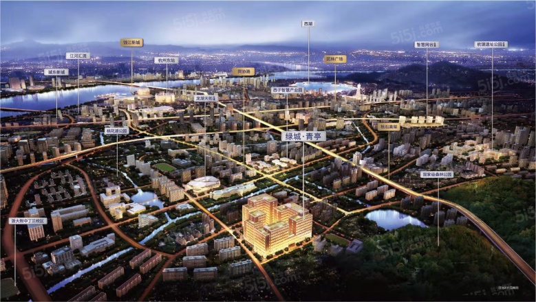 绿城青亭区位图