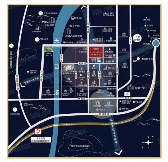 枫柏兰庭区位图