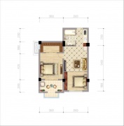 天目观山月2室1厅1卫