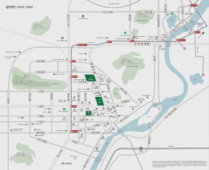 绿城江畔锦园区位图