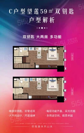 2室2厅2卫户型详情