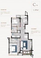 越秀·陌上花开归悦里3室2厅2卫