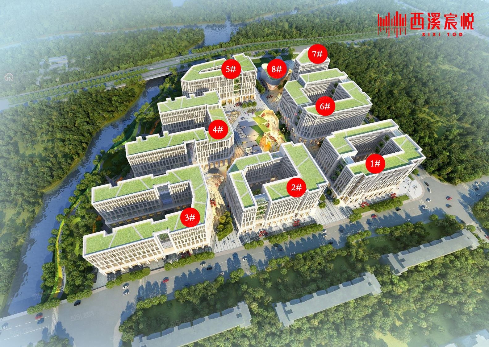 世茂泰禾中央广场区位图