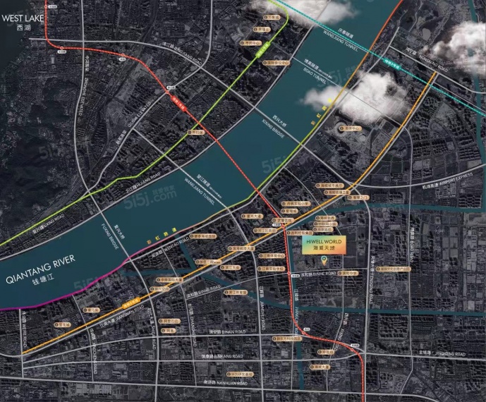 海威天地区位图