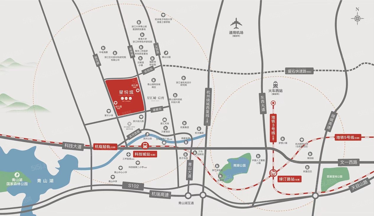 越秀星悦城区位图