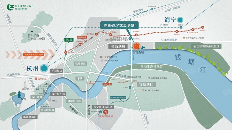 绿城理想水镇区位图