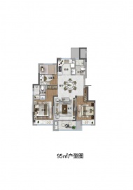 临栖云府3室2厅2卫